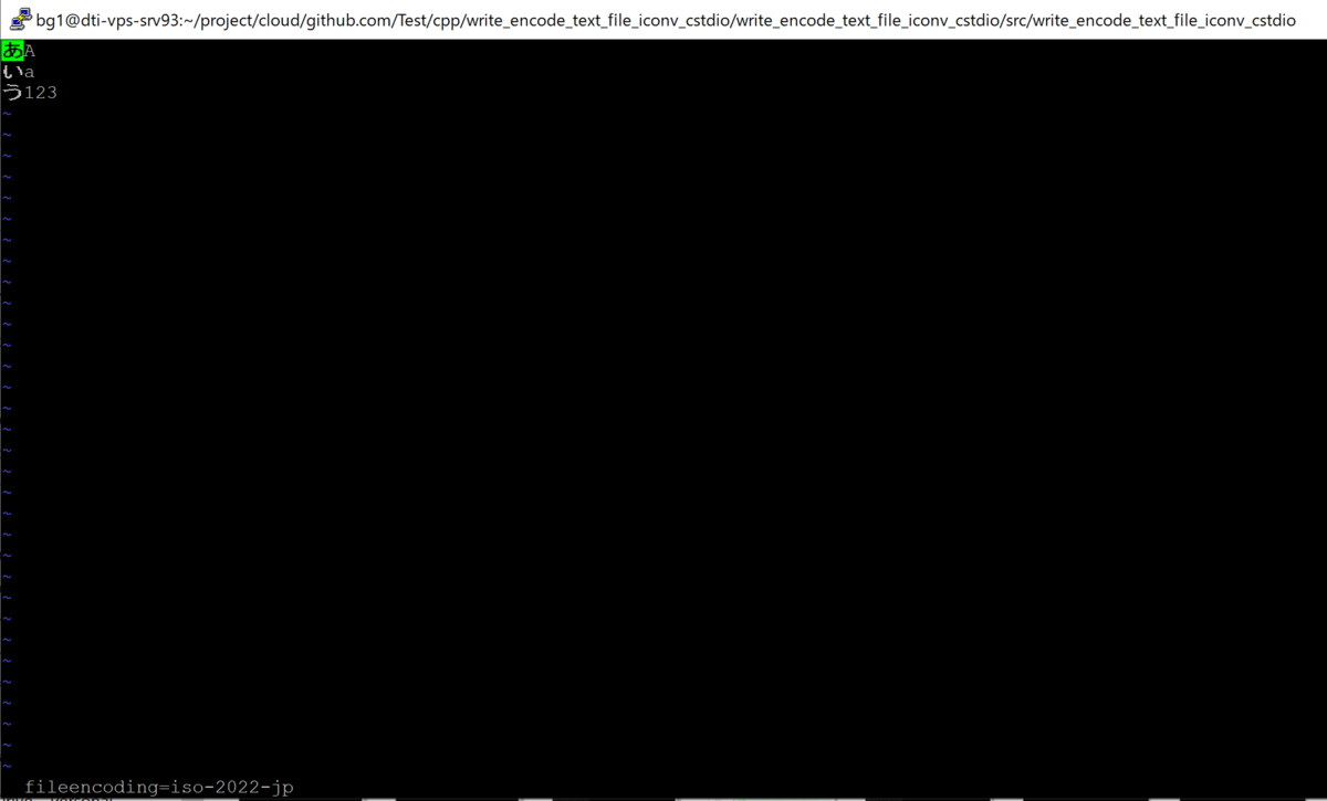 test3.txtはISO-2022-JP。