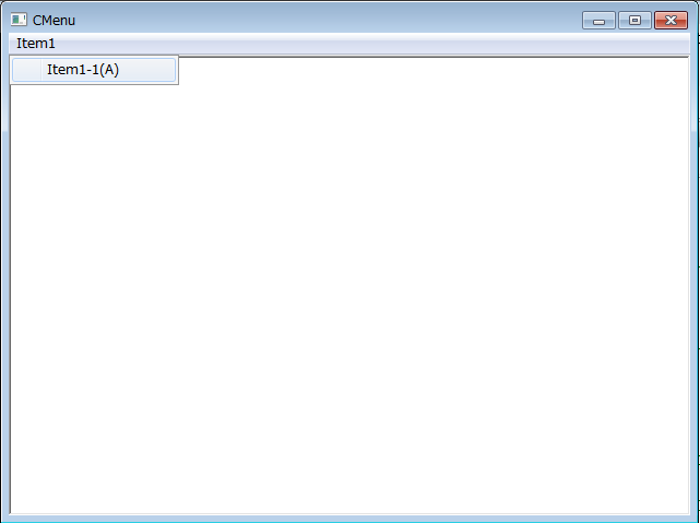 追加されてるので、Item1-1を押すと、