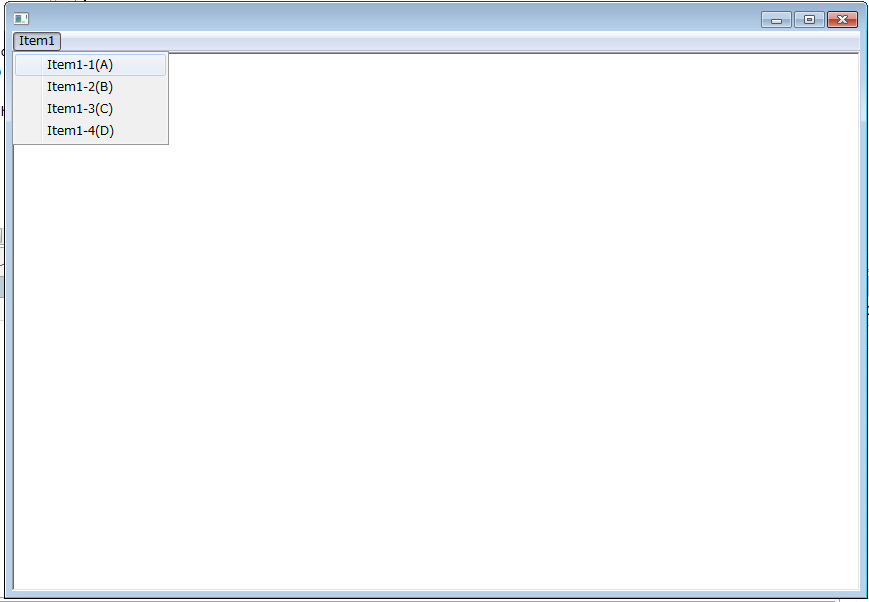 Item1-1を押すと、