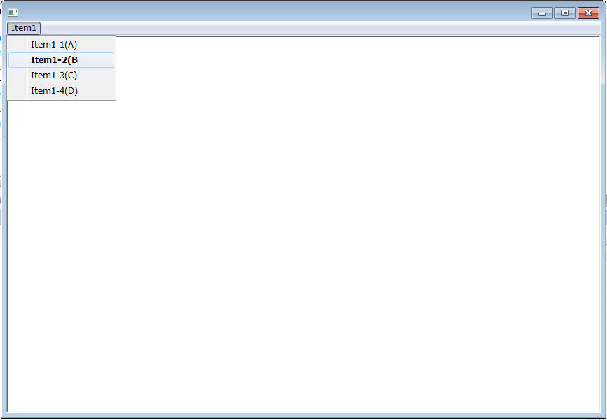 既定の項目の特徴である太字になるが、なんで文字列途中で切れるんだろ。
