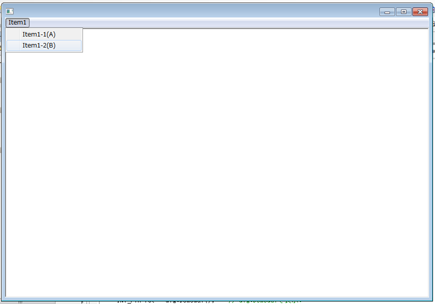 Item1-2を押すと、