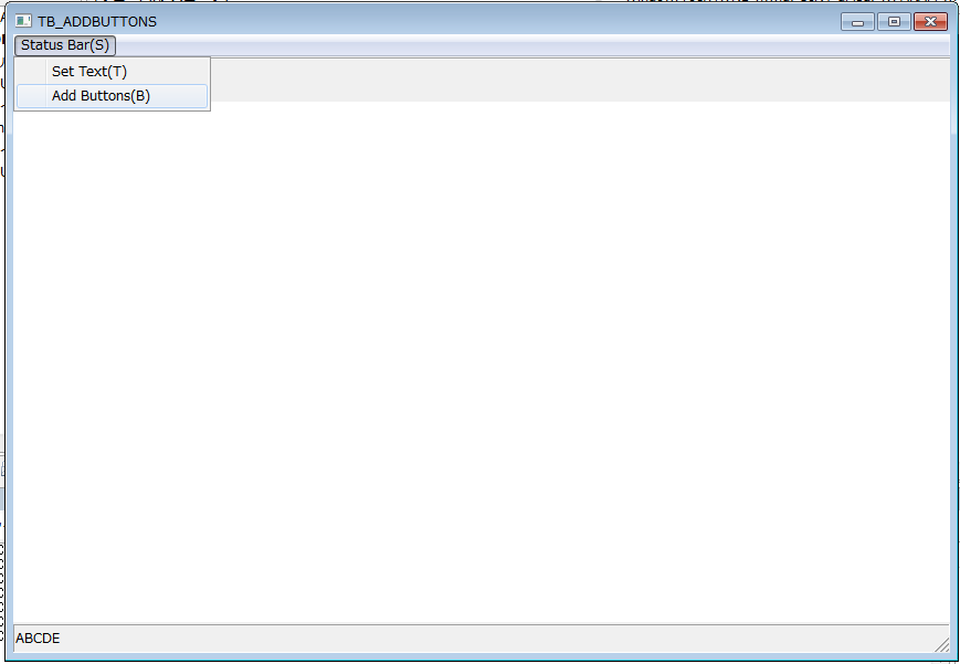Add Buttonsを押すと、