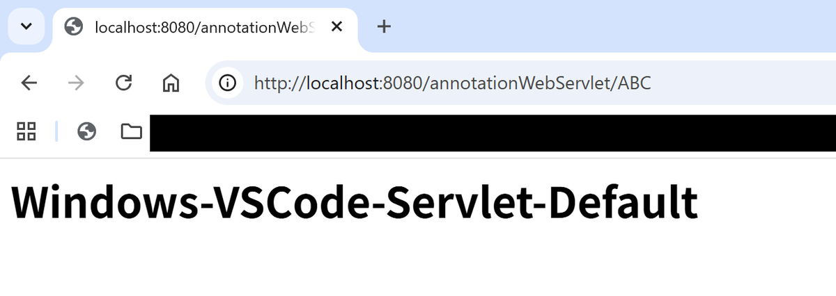 それ以外のURLはDefaultServlet