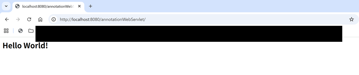 ただし、"/"はindex.jspに行ってしまうらしい。