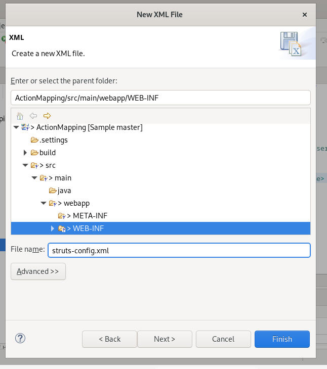 struts-config.xmlは