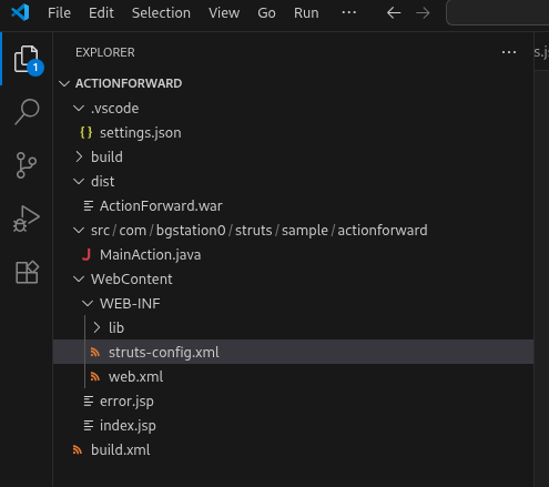 struts-config.xml