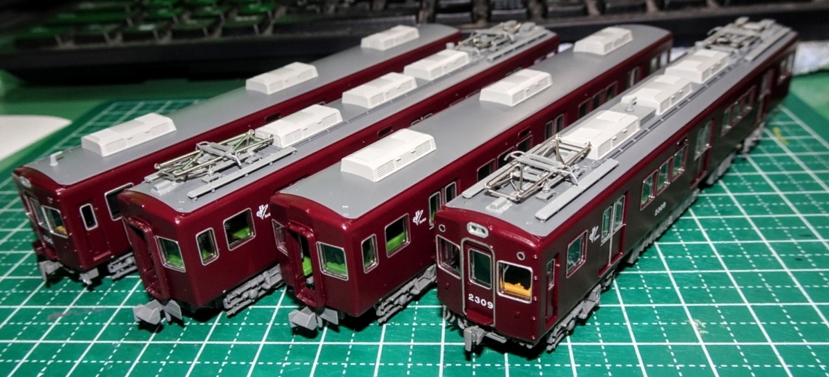 京電車輌工事記録106…阪急2300系2309F入線整備工事 - Nゲージで1980