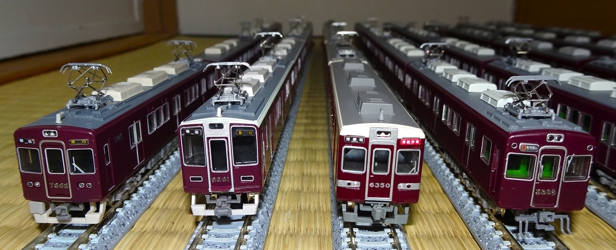 阪急24京都線・高槻市駅・平日ダイヤ1989年バージョン運転