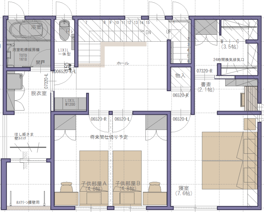 間取り 2階の間取り紹介 イサラの住まい自由帳