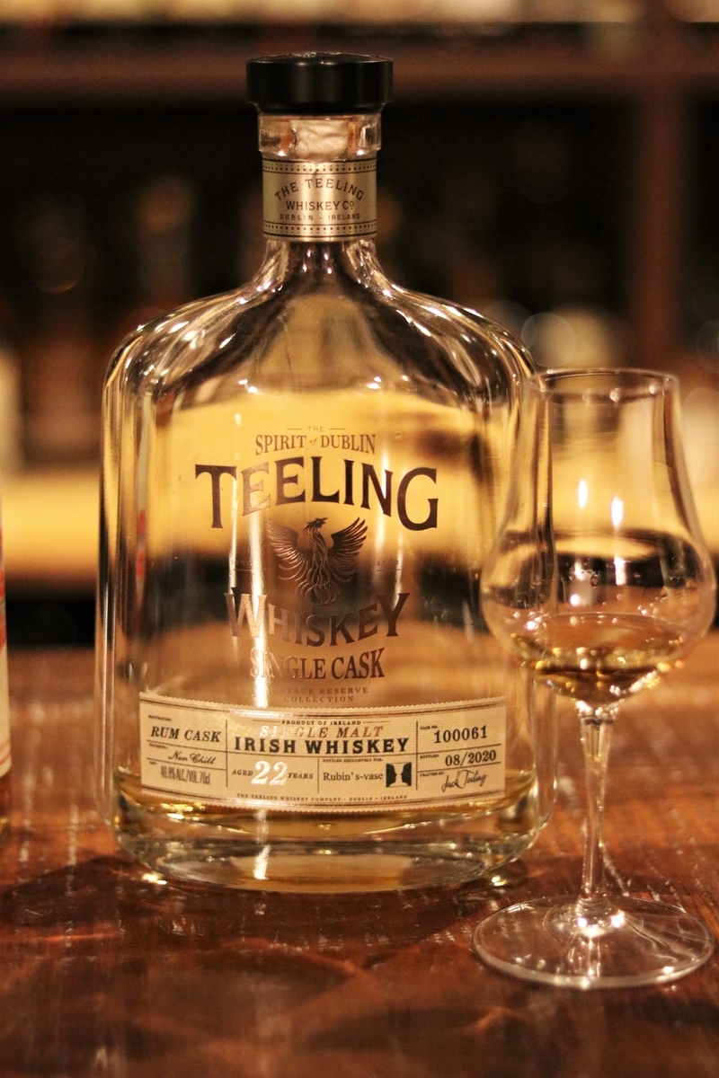 TEELING シングルカスク 22年 ウイスキー　ルビンズベース ティーリング 22年 ルビンズベース3周年記念ボトル