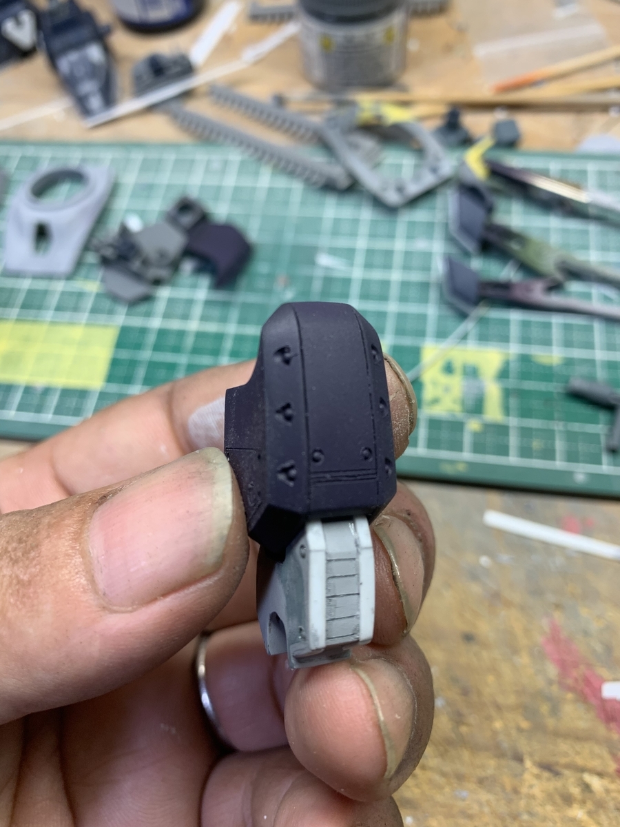 ウェーブ 1 35 ブラッドサッカー Ps版 製作記 胴体 脚部 わっとの模型と趣味の日々