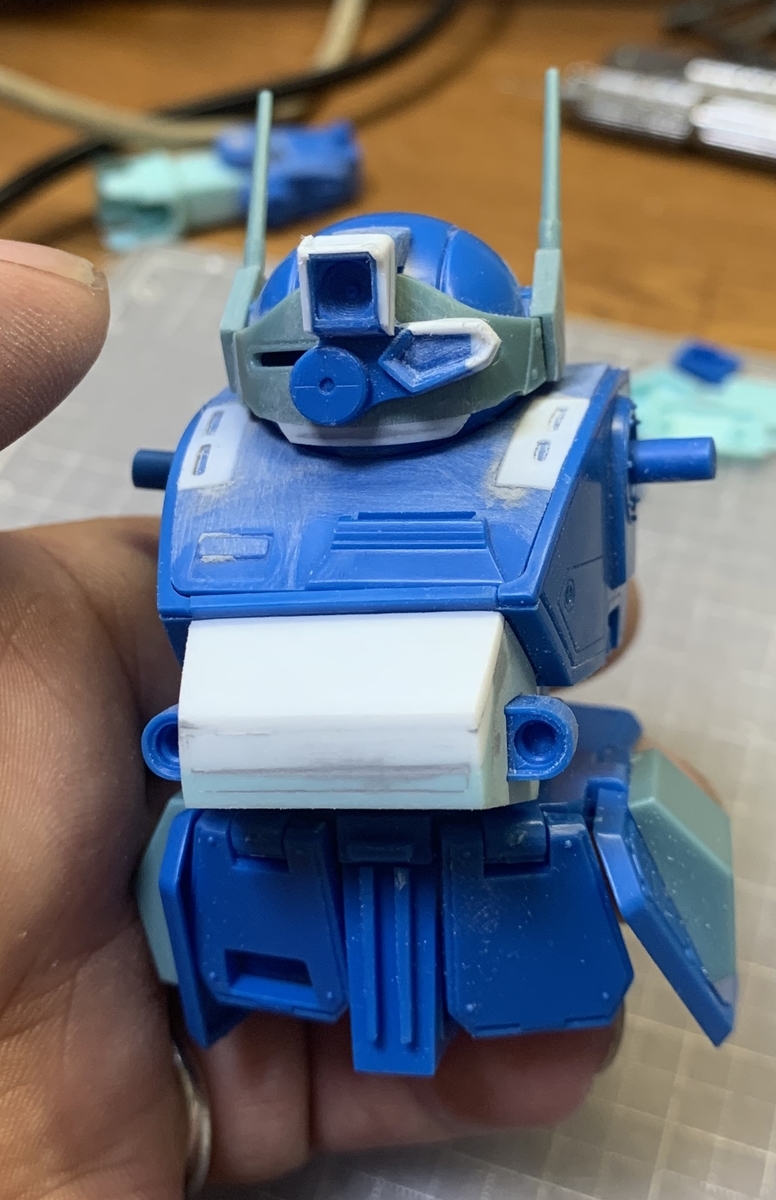 ウェーブ 1/35 ラビドリードッグ（PS版）製作記 頭部＆胴体①