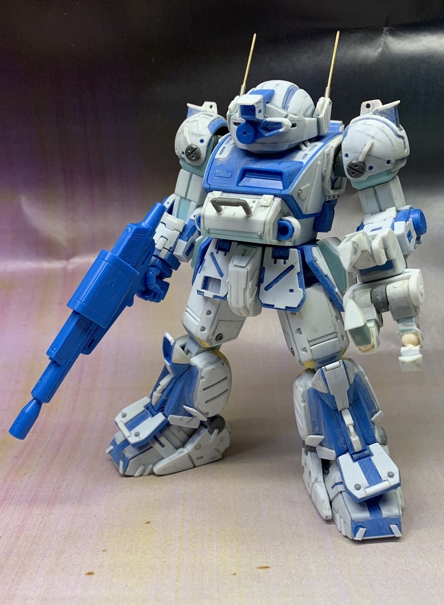 ウェーブ 装甲騎兵ボトムズ 1/35 ラビドリードッグ（PS版）製作記 頭部