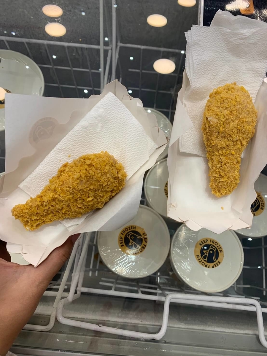 唐揚げアイスクリーム フィリピンにあるフライドチキンアイスクリームを食べてみた バブルガムのブログ