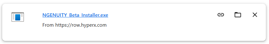 ダウンロード完了リスト