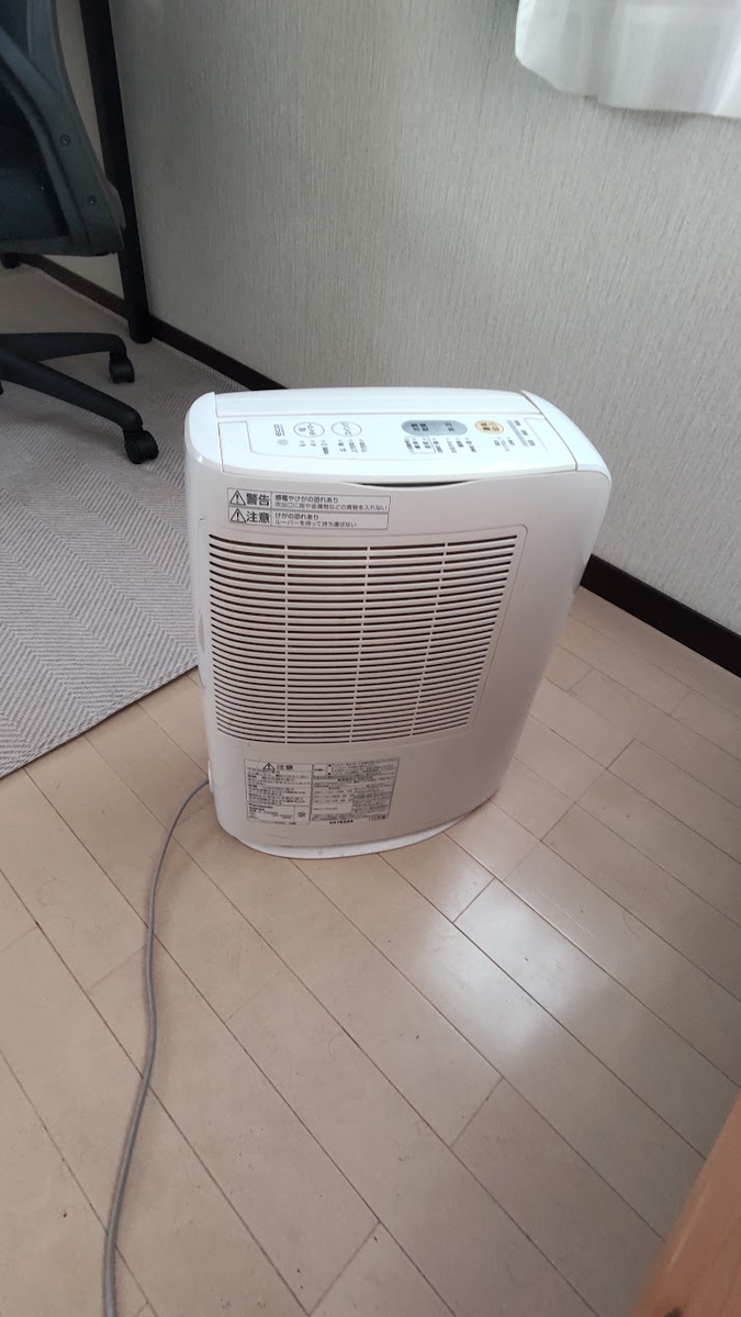 panasonicの除湿器の画像
