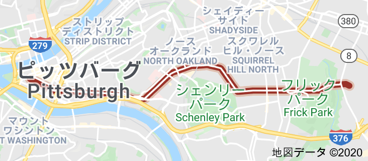 ピッツバーグの道路標識 アメリカ野球紀行 ピッツバーグの道路標識 アメリカ野球紀行