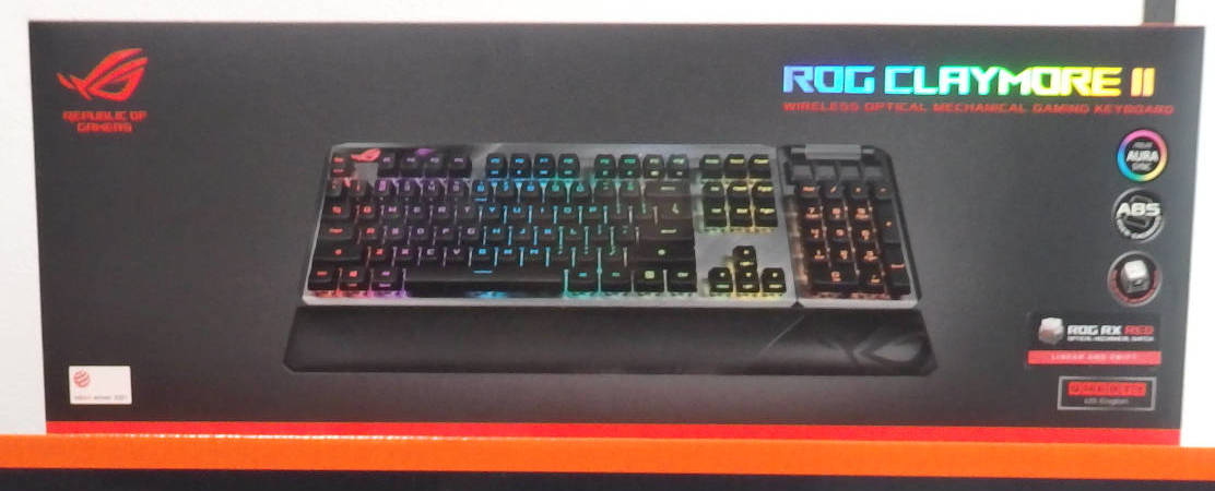 クソ高キーボード「ASUS ROG CLAYMORE II」レビュー - おっさん