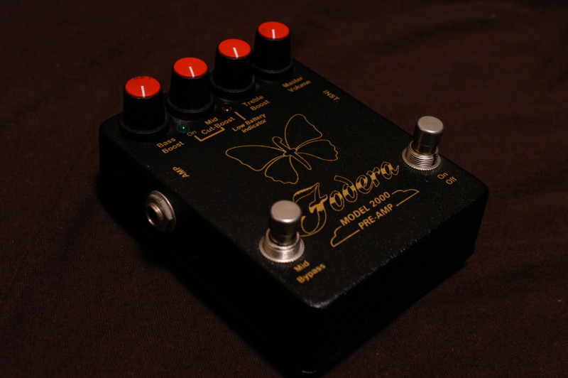 激レア！ Fodera Model 2000 Pre Amp