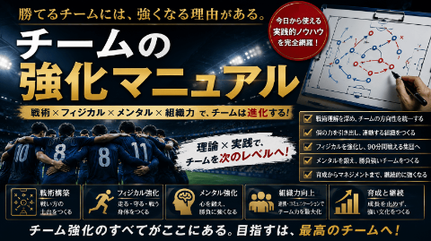 自分のサッカーチームを強くする「強化マニュアル」