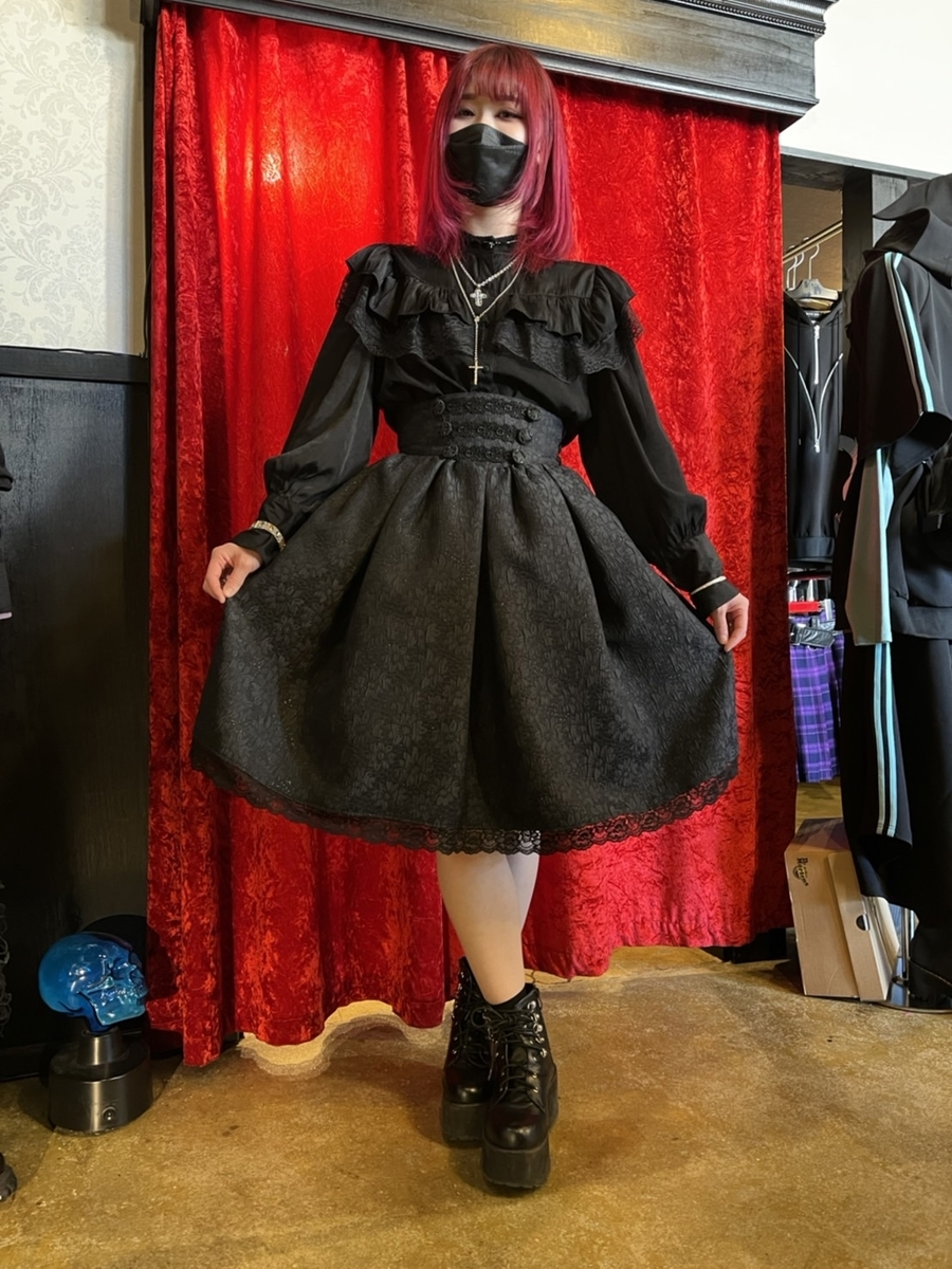 セール ミホマツダ 未使用美品 フリルスカート ゴシック