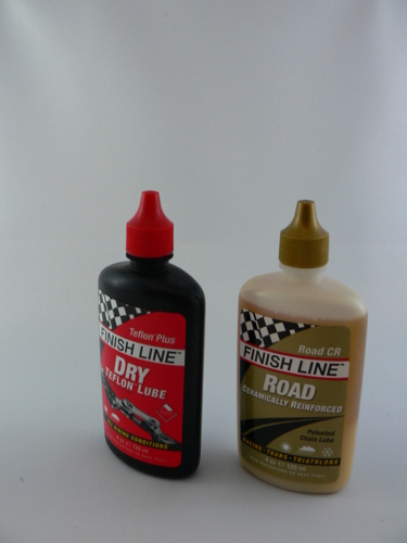 Finish Line DRY Teflon Lube and ROAD Cerramically Reinforced