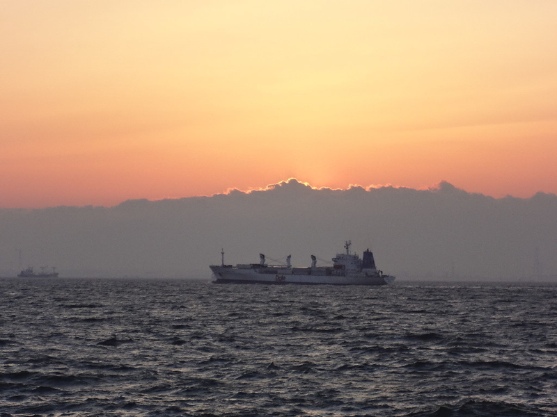 新舞子の夕焼け 1