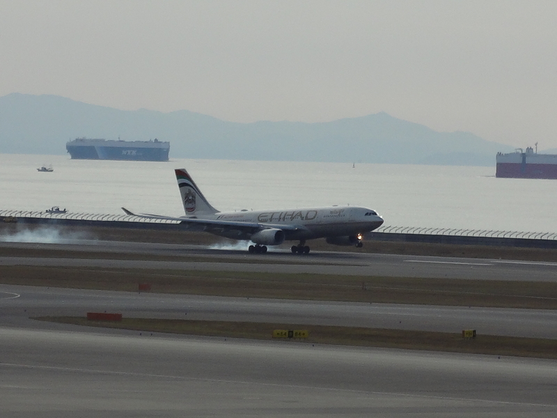 エティハド航空 A330-200 アブダビから 1