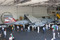 キティホークの格納庫甲板上のEA-6B