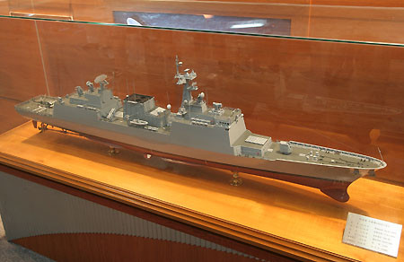韓国海軍のKDX-2型駆逐艦模型