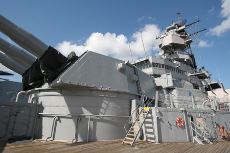 戦艦ウィスコンシンWisconsin BB-64の第２砲塔