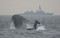 2006年10月22日　観艦式事前訓練での潜水艦急浮上