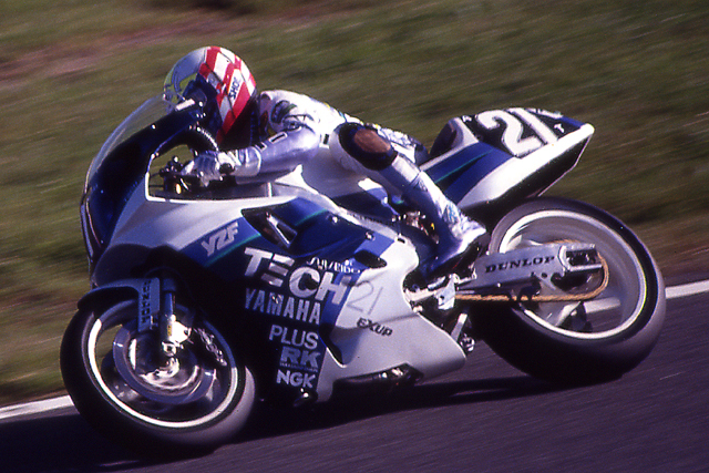 1989年鈴鹿８耐のヤマハYZF750 TECH21#21号車 