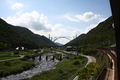 [旅行]山陽本線の車窓から見た広島空港大橋