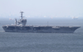 [艦船]2014年５月24日　浦賀水道航路を南航するジョージ・ワシントン