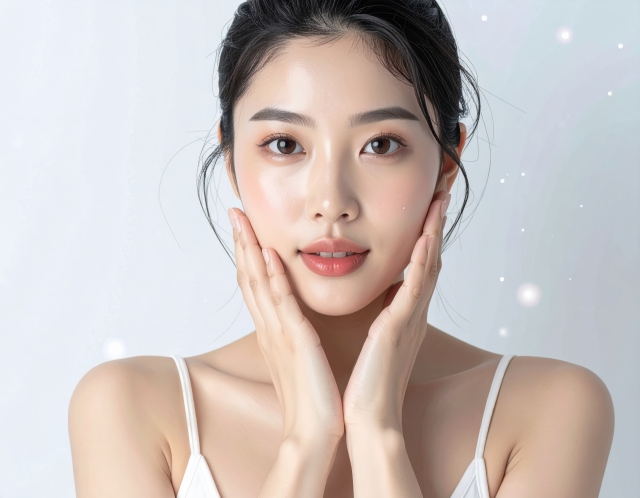 美肌ケアを気にしている女性