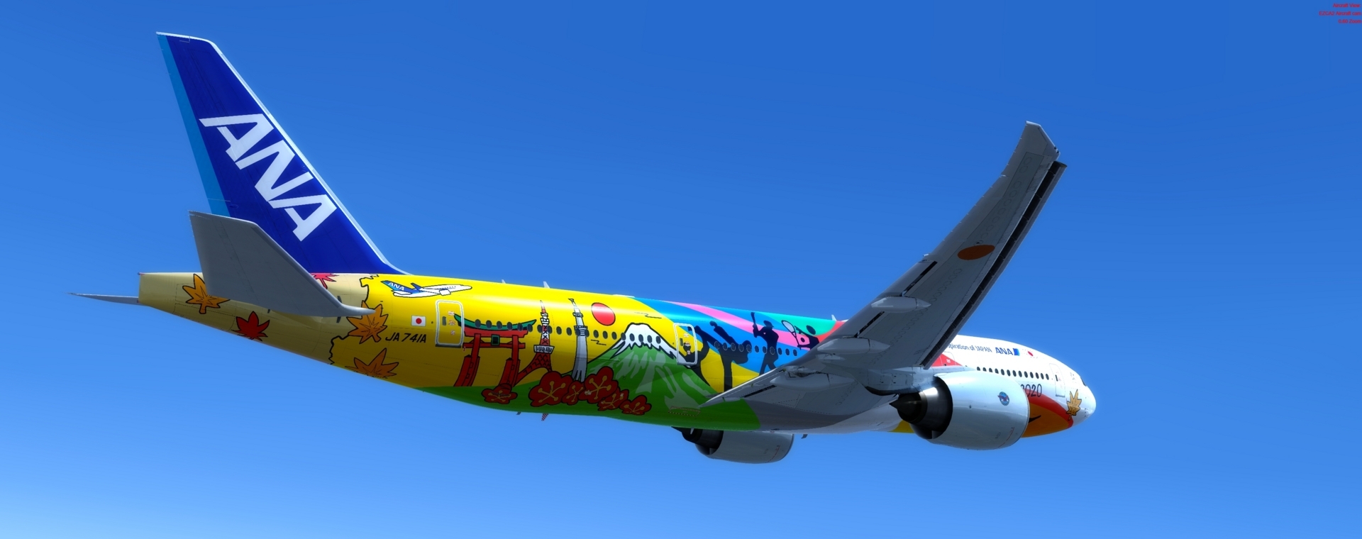 HELLO 2020 JET 777-200ER 1200SCALE 航空機・ヘリコプター ANA HELLO