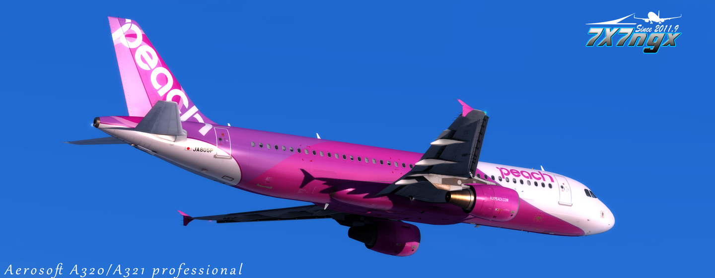 Aerosoft A320/321 Professional Peach Aviation JA805P Aerosoft A320/321 Professional Peach Aviation JA805P