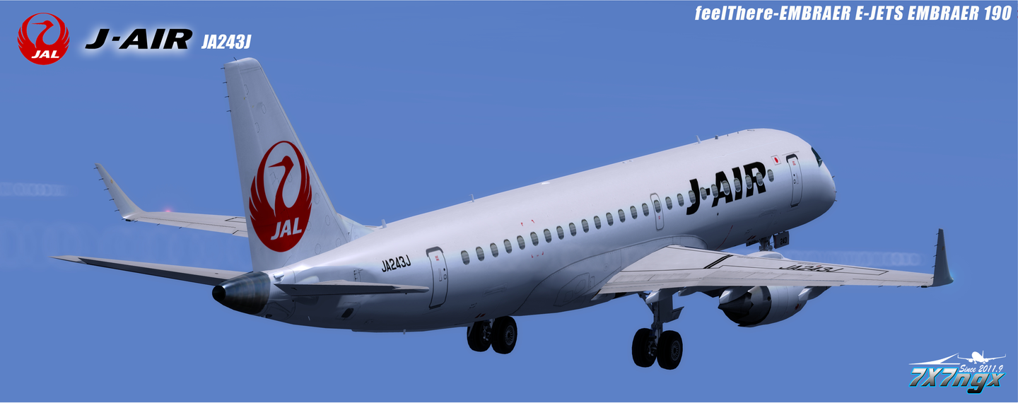 P3DV4 FeelThere Embraer 190 J-AIR JA243J Repaint