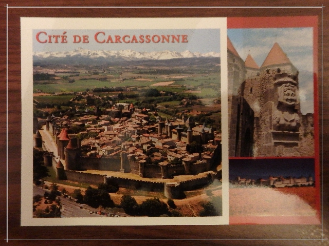 ポスカ フランス観光地 Carcassonne カルカッソンヌ 汚フランス語 ポスカ フランス観光地 Carcassonne カルカッソンヌ 汚フランス語