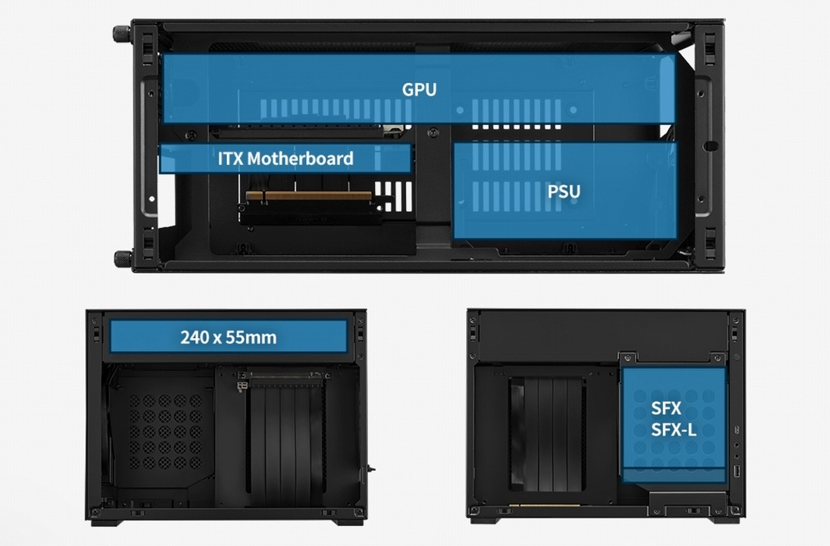 PS5より小さい！】Lian Li社 Mini-Itx 3スロット対応PCケース「A4H2O
