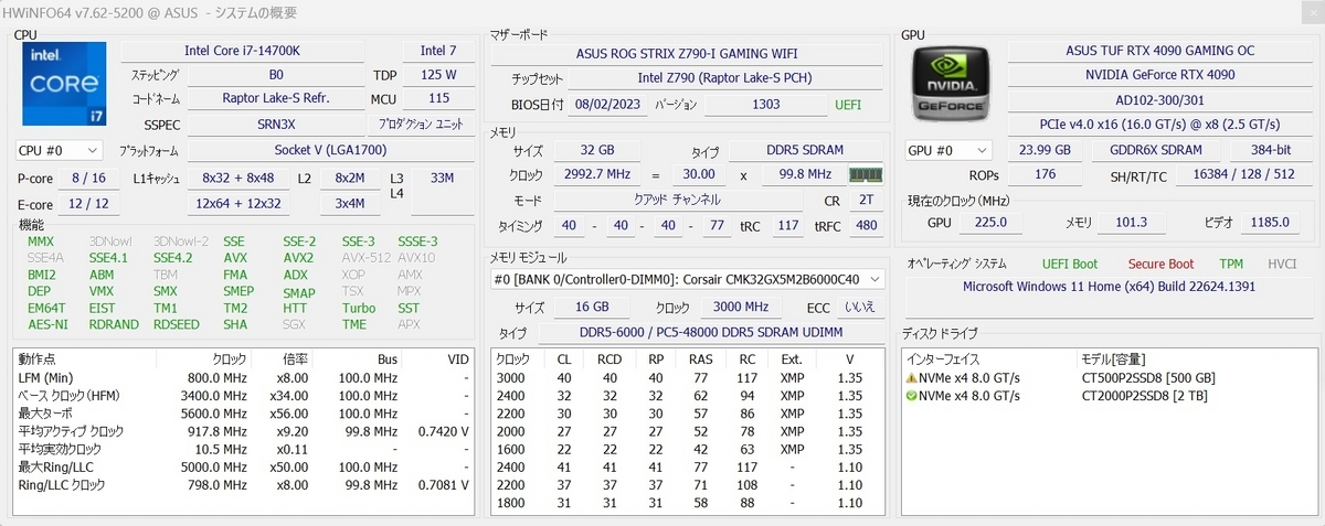 【保証残り約4年10か月】Intel Core i7-14700K Amazon | intel 第14世代 CPU Core i7-14700K (アンロック版