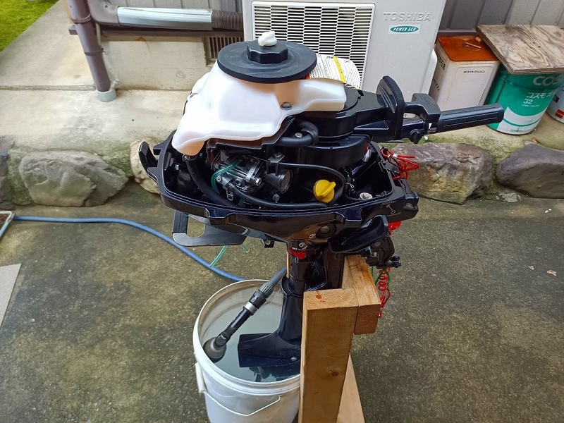 トーハツ船外機 定期点検（1年経過）【2021/7/10】 - Born2run Labo