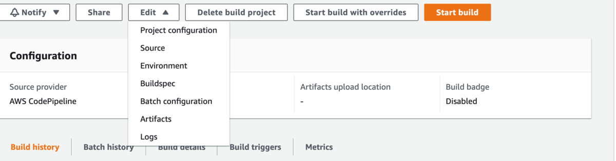 CodeBuild_setting