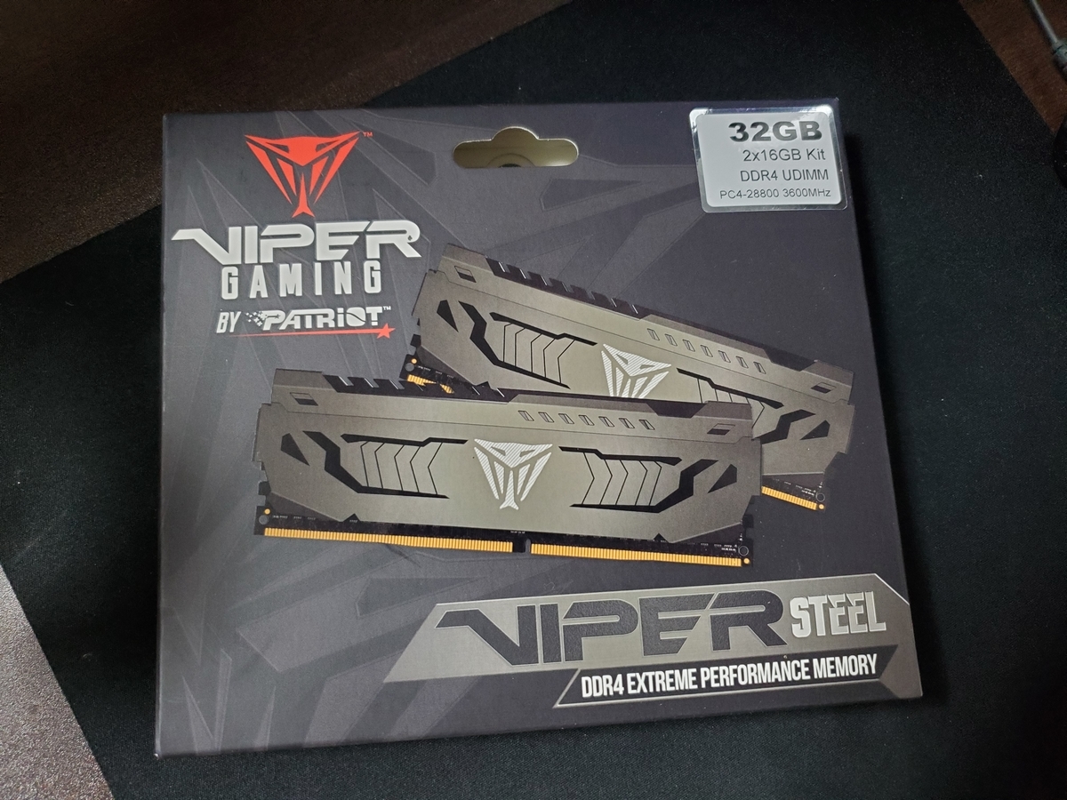 2021/02/21~24 Patriot Viper Steel購入＆SPD書き換え(SPD編集
