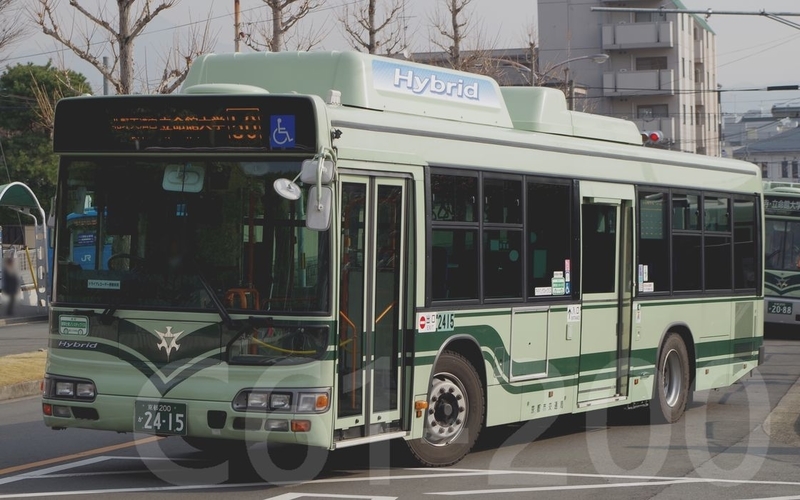 ブルシチ様 2010年度 ブルーリボンシティHV M尺ノンステップ - 京都市営バス車両
