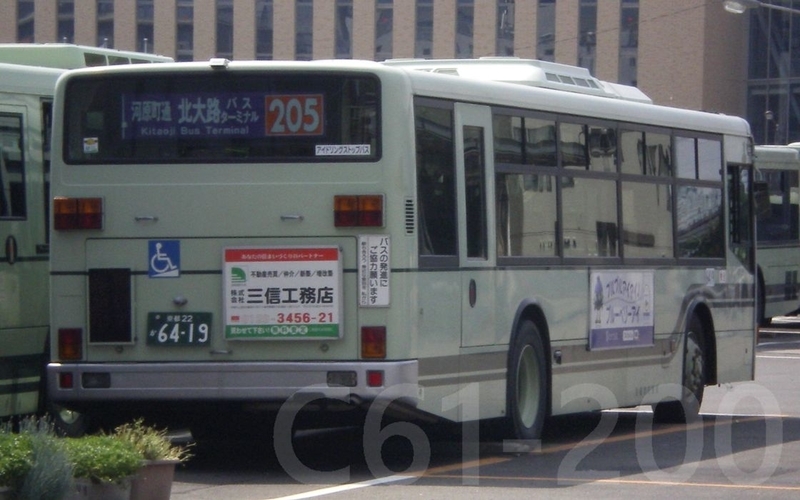 京都22か64-19 - 京都市営バス車両図鑑本館
