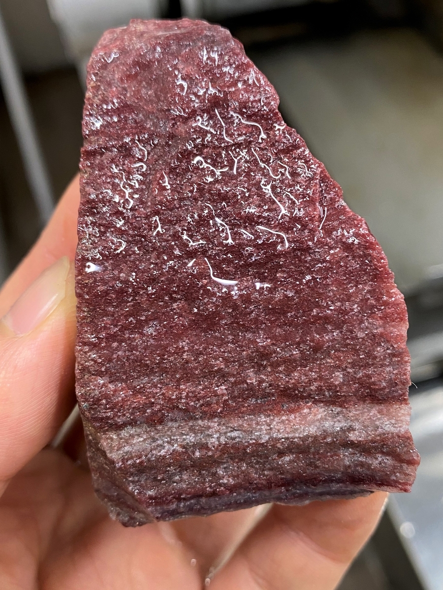 三波川帯汗見川の紅簾石石英片岩の薄片 - Склад Памяти