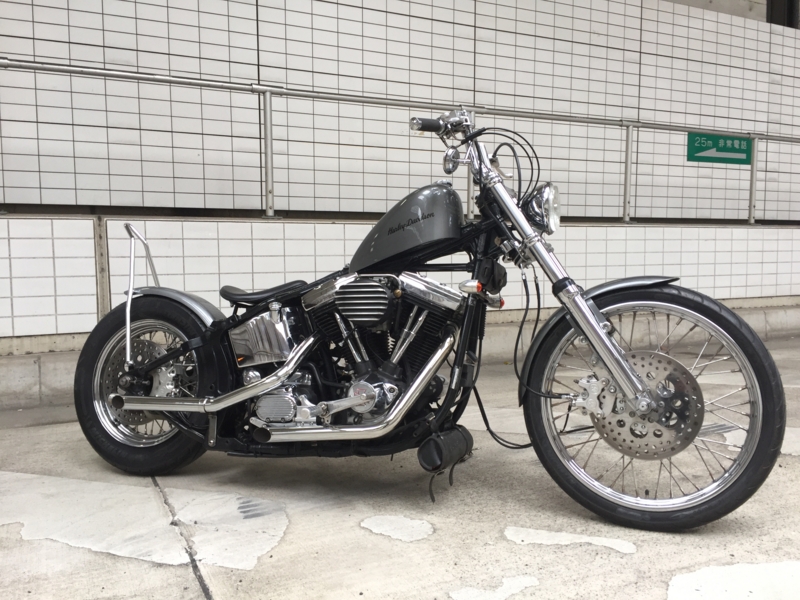 ソフテイル　フェンダー　ＴＣ８８ ハーレーソフテイルに。フラットフェンダー