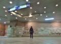 遺跡の地下道